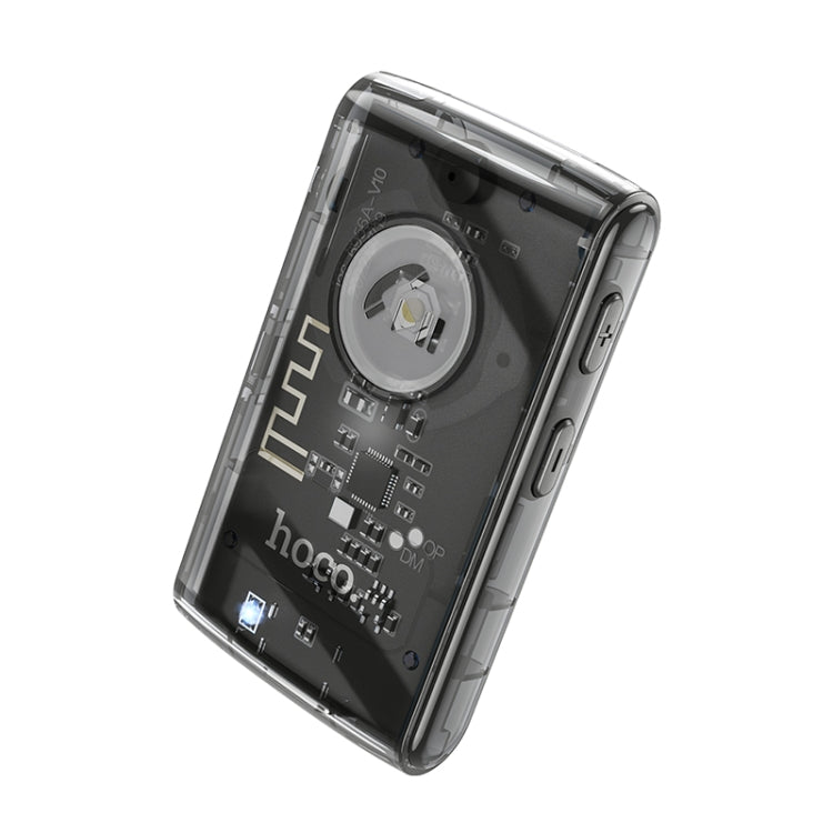hoco E66 Transparent Explorer Edition Car AUX Bluetooth Receiver