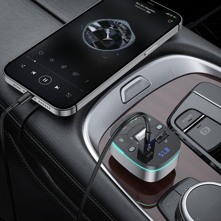 hoco E71 Car QC3.0 Fast Charge Bluetooth 5.0 MP3 Player FM Transmitter