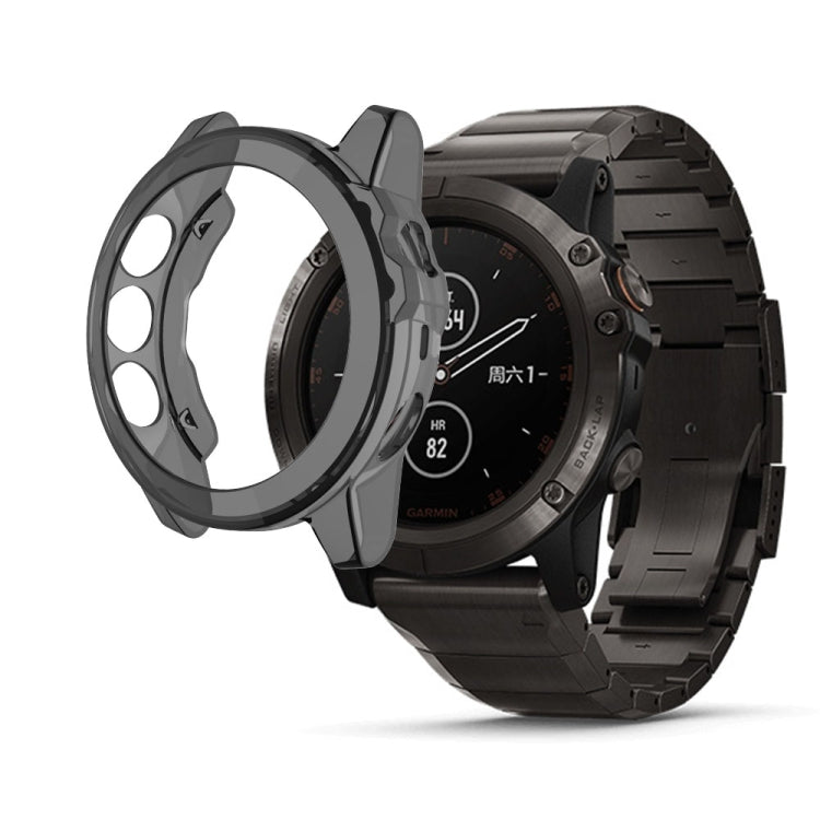 For Garmin Fenix 5X TPU Translucent Watch Case