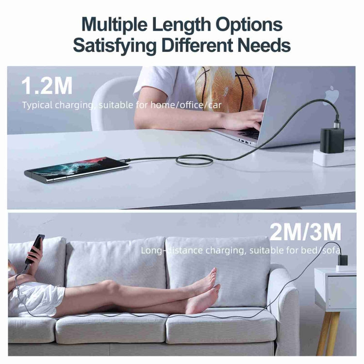 JOYROOM S-UM018A10 Extraordinary Series 2.4A USB-A to Micro USB Fast Charging Data Cable, Cable Length:2m