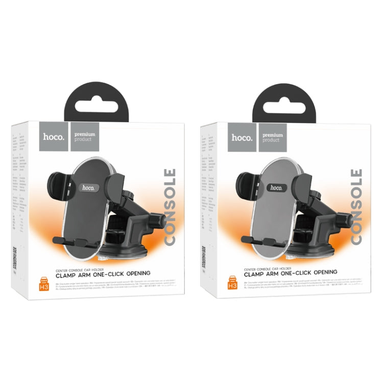 hoco H3 Press Type Center Console Car Holder