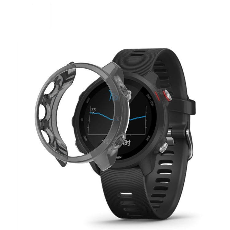 For Garmin Forerunner 245 TPU Translucent Watch Case