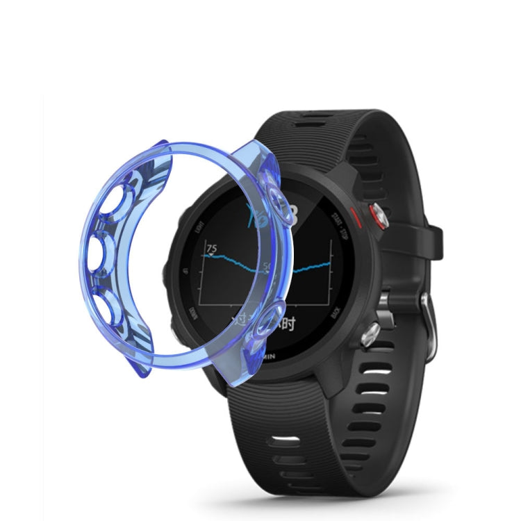 For Garmin Forerunner 245 TPU Translucent Watch Case