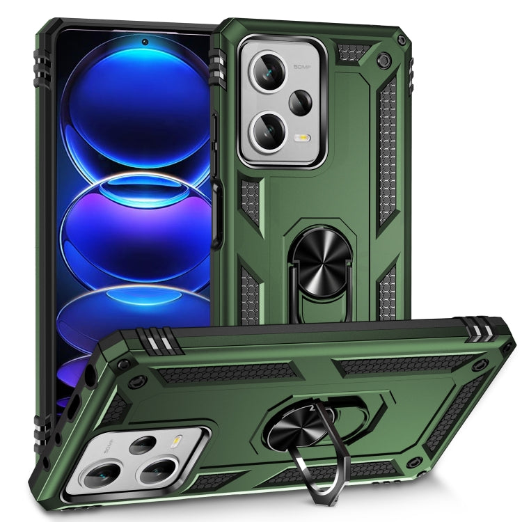 For Xiaomi Redmi Note 12 Pro+ Shockproof TPU + PC Phone Case with Holder
