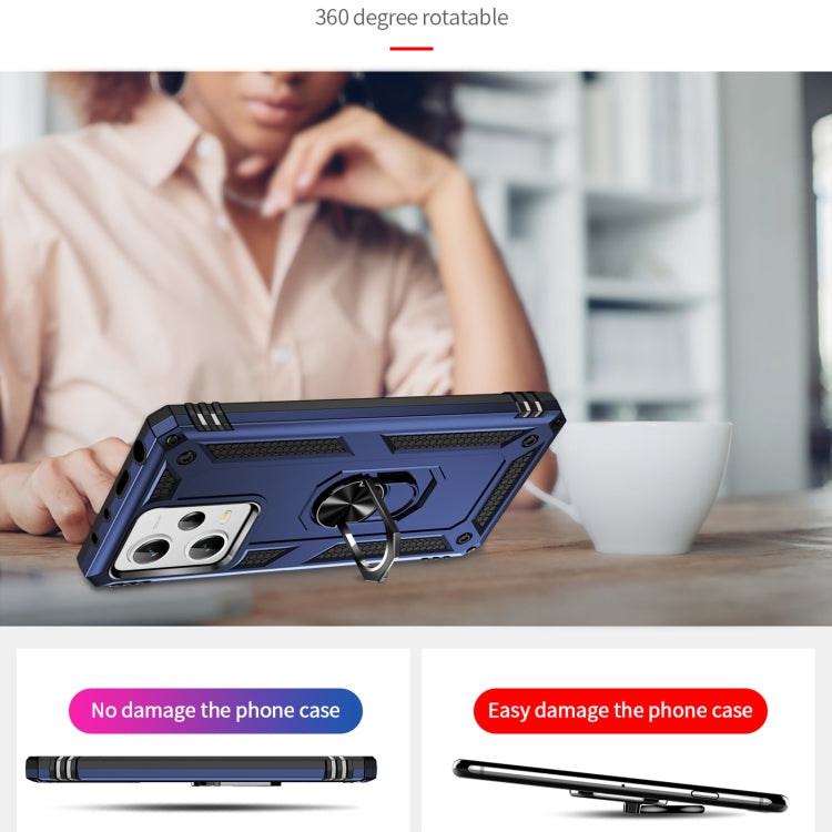 For Xiaomi Redmi Note 12 Pro+ Shockproof TPU + PC Phone Case with Holder