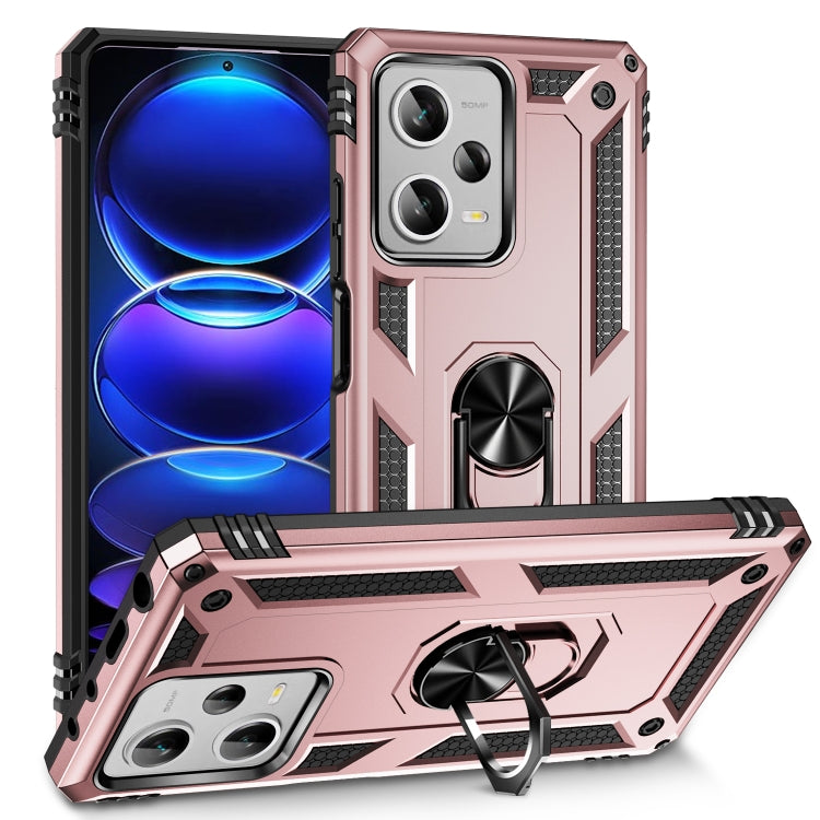 For Xiaomi Redmi Note 12 Pro+ Shockproof TPU + PC Phone Case with Holder