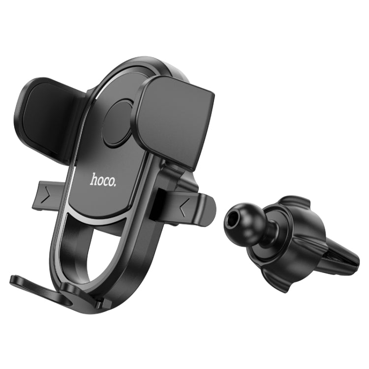 hoco H6 One-button Air Outlet Car Holder(Black)