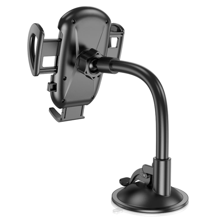 hoco H10 Windshield Press Type Car Holder(Black)