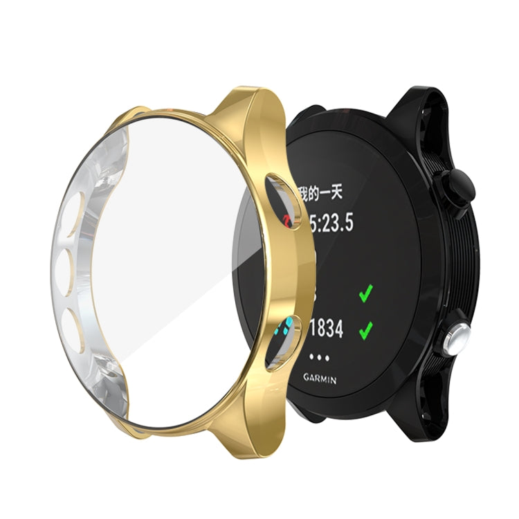 For Garmin Forerunner 935 TPU Electroplated Watch Case