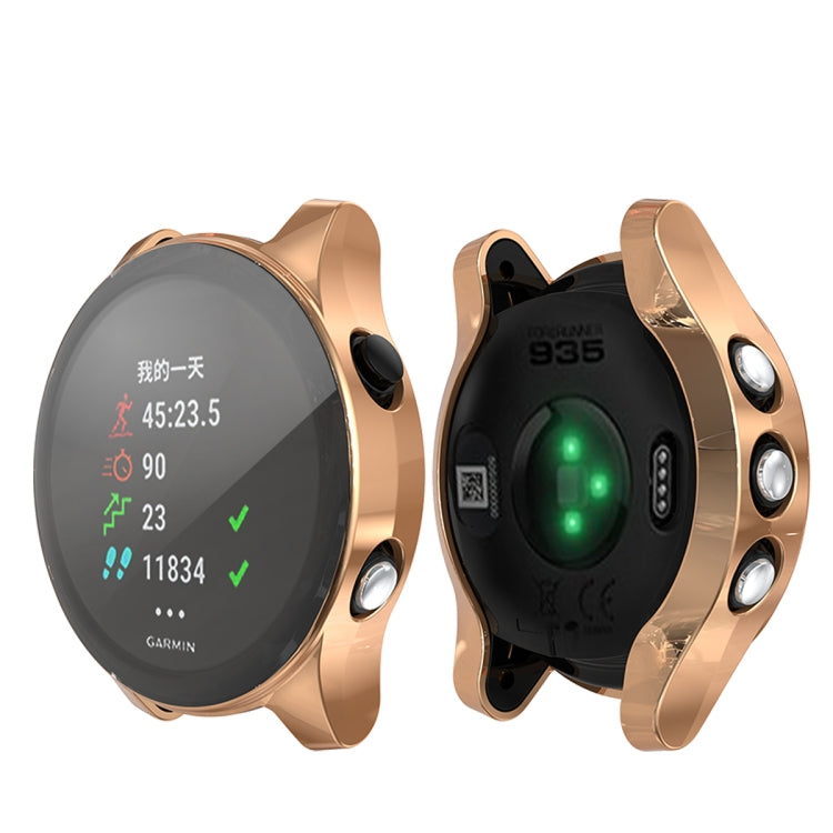 For Garmin Forerunner 935 TPU Electroplated Watch Case