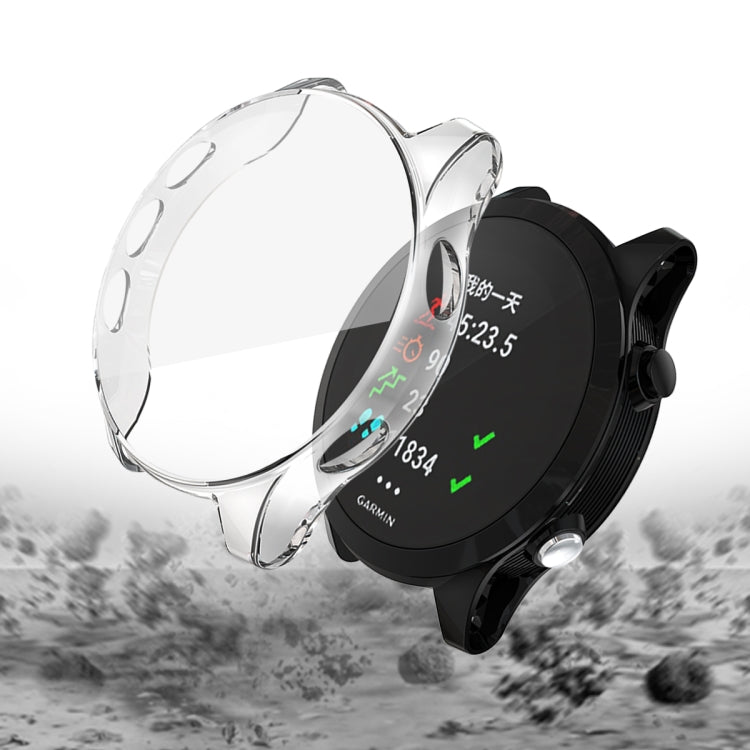 For Garmin Forerunner 935 TPU Electroplated Watch Case