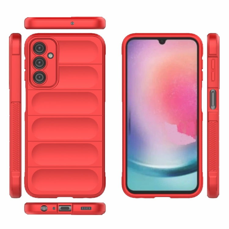 For Samsung Galaxy A24 5G / A24 4G Magic Shield TPU + Flannel Phone Case