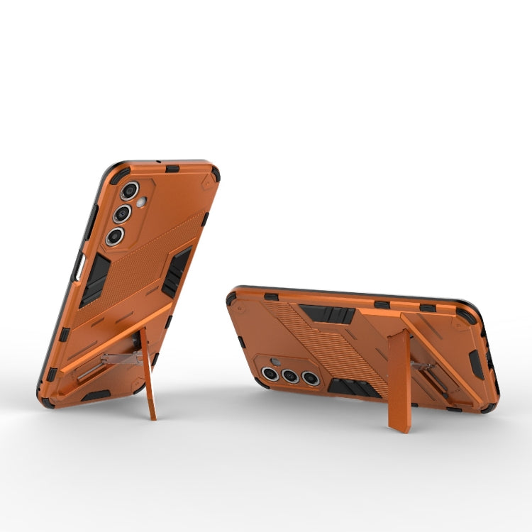 For Samsung Galaxy A24 5G / A24 4G Punk Armor 2 in 1 PC + TPU Shockproof Phone Case with Invisible Holder