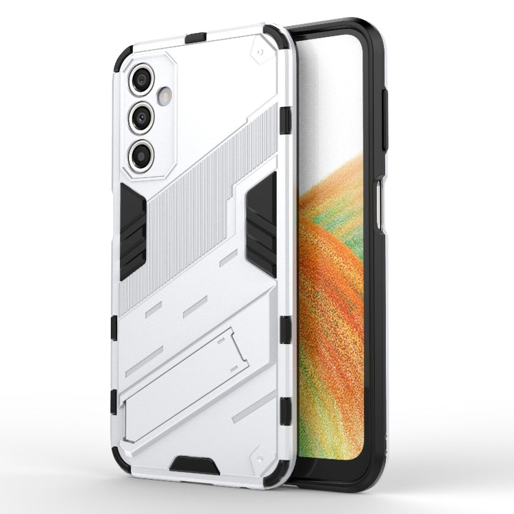 For Samsung Galaxy A24 5G / A24 4G Punk Armor 2 in 1 PC + TPU Shockproof Phone Case with Invisible Holder
