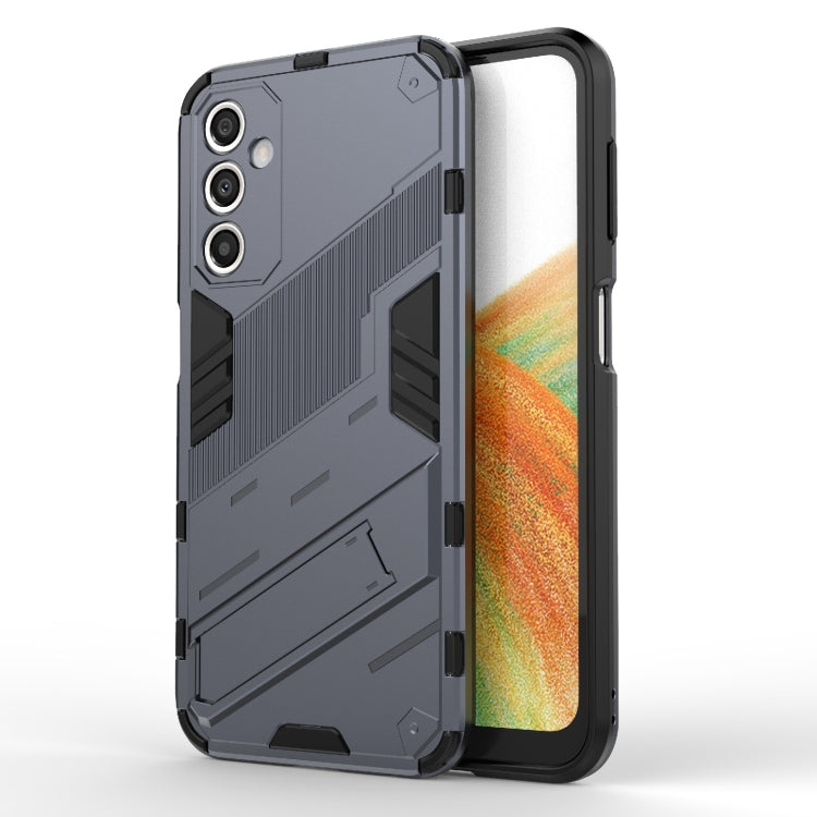 For Samsung Galaxy A24 5G / A24 4G Punk Armor 2 in 1 PC + TPU Shockproof Phone Case with Invisible Holder