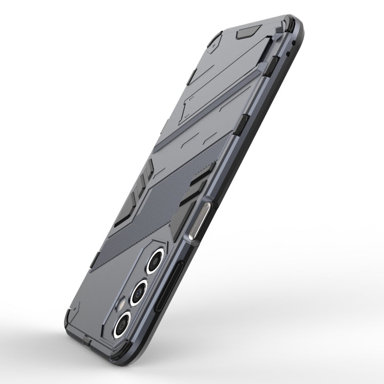 For Samsung Galaxy A24 5G / A24 4G Punk Armor 2 in 1 PC + TPU Shockproof Phone Case with Invisible Holder