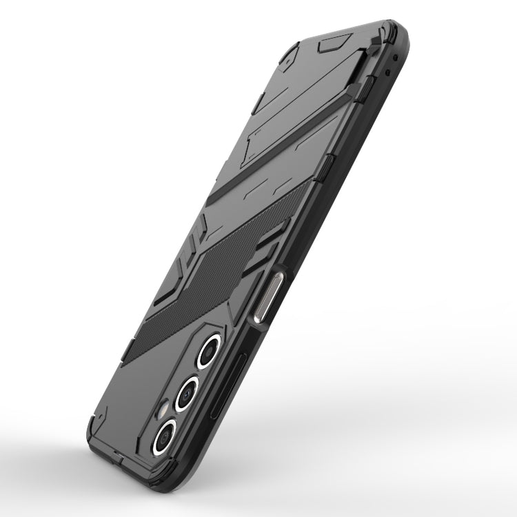 For Samsung Galaxy A24 5G / A24 4G Punk Armor 2 in 1 PC + TPU Shockproof Phone Case with Invisible Holder