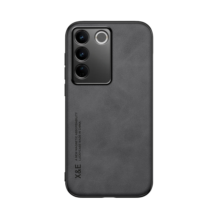 For vivo S16 Lamba Skin Feel Magnetic Leather Phone Case