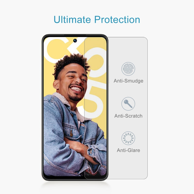 For Realme C55 / narzo N55 / Narzo 60x 10pcs 0.26mm 9H 2.5D Tempered Glass Film