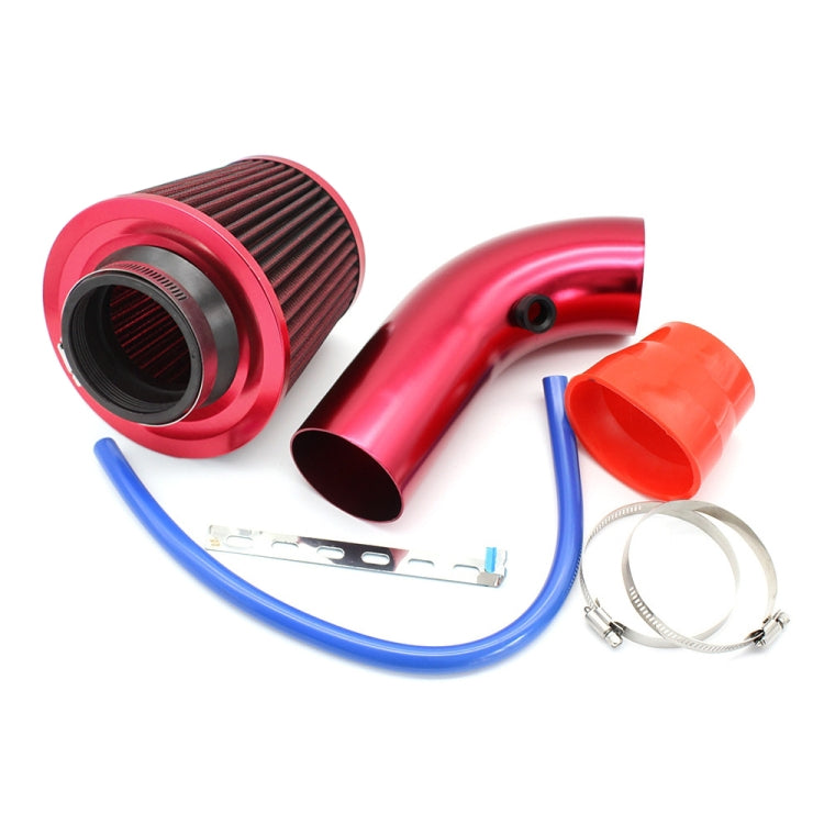 Universal Car Cold Air Intake Kit Modified Aluminum Tube 76mm / 3inch Mushroom Head Style Air Filter