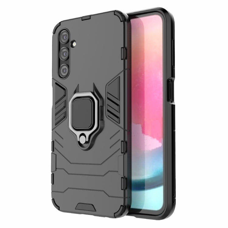 For Samsung Galaxy A24 5G / A24 4G PC + TPU Shockproof Protective Phone Case with Magnetic Ring Holder
