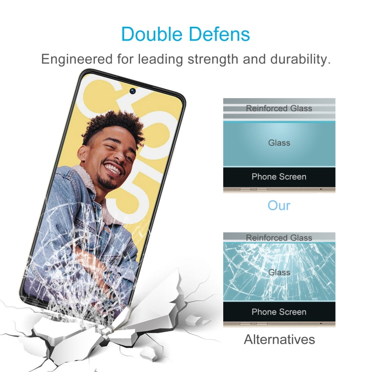 For Realme C55 / narzo N55 / Narzo 60x 50pcs 0.26mm 9H 2.5D Tempered Glass Film