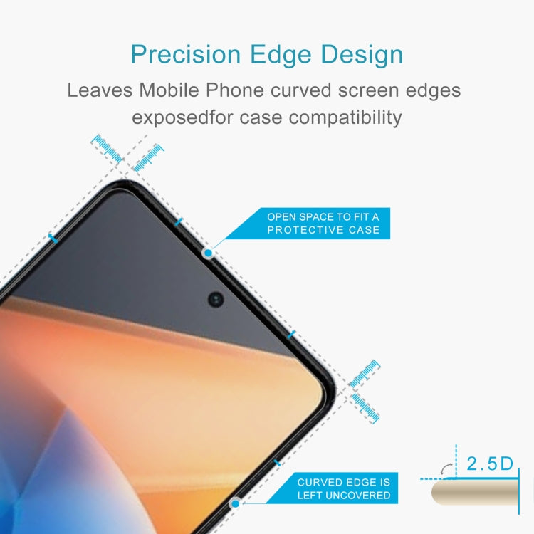 For vivo iQOO Z7 / Z7s 50pcs 0.26mm 9H 2.5D Tempered Glass Film