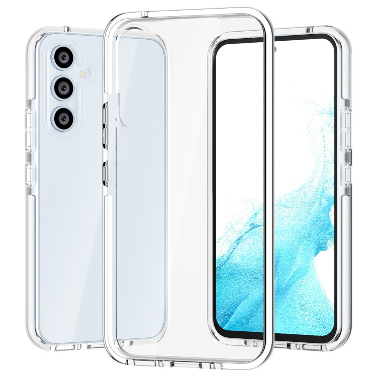 For Samsung Galaxy A54 5G EU Version Two-color High-transparency TPU+TPE Phone Case