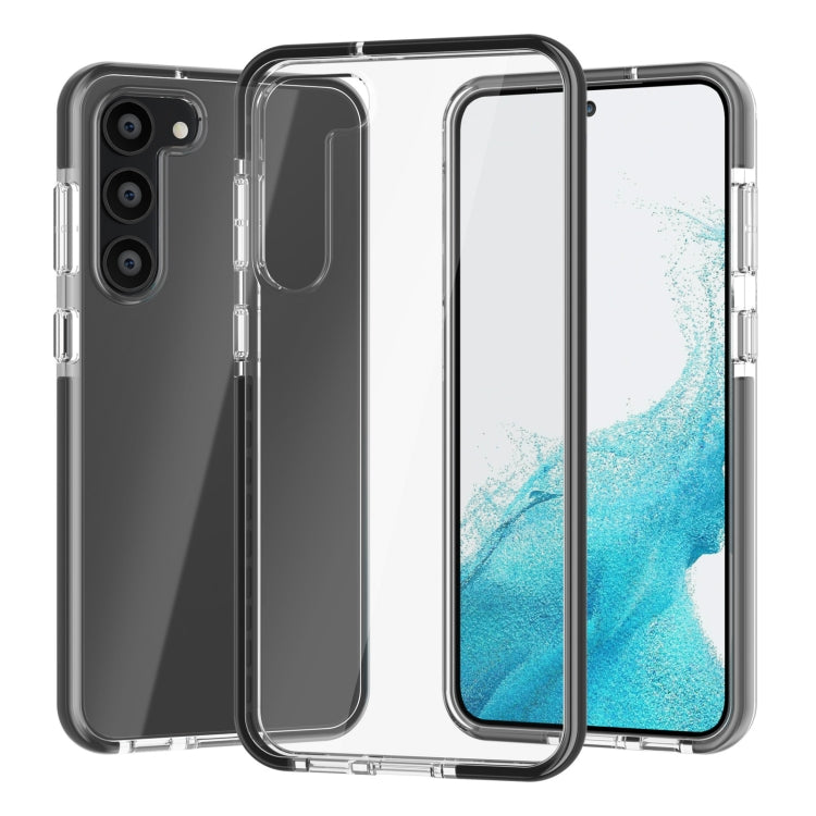 For Samsung Galaxy S23 5G Two-color High-transparency TPU+TPE Phone Case