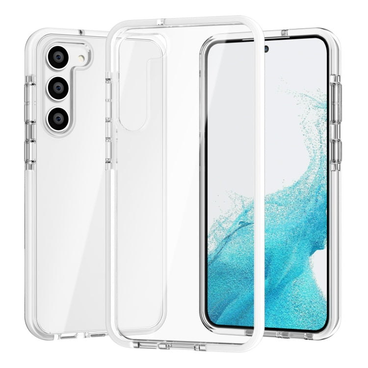 For Samsung Galaxy S23 5G Two-color High-transparency TPU+TPE Phone Case