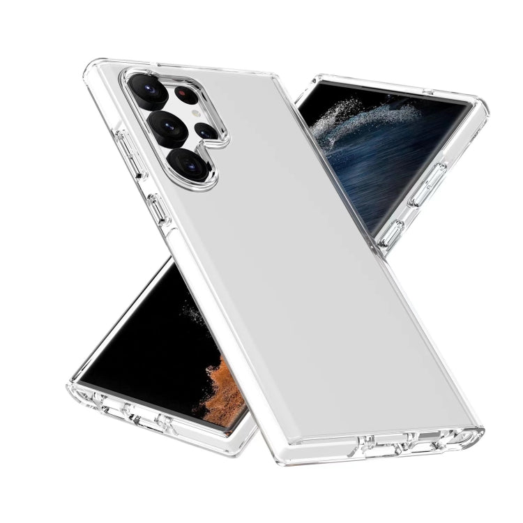 For Samsung Galaxy S23 Ultra 5G Two-color High-transparency TPU+TPE Phone Case
