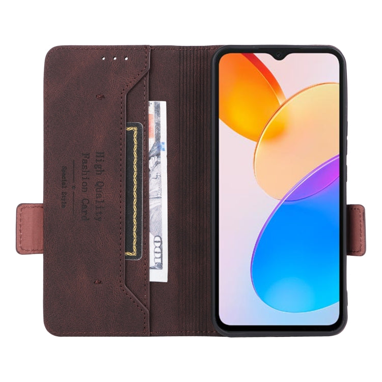 For Honor X5 Magnetic Clasp Flip Leather Phone Case