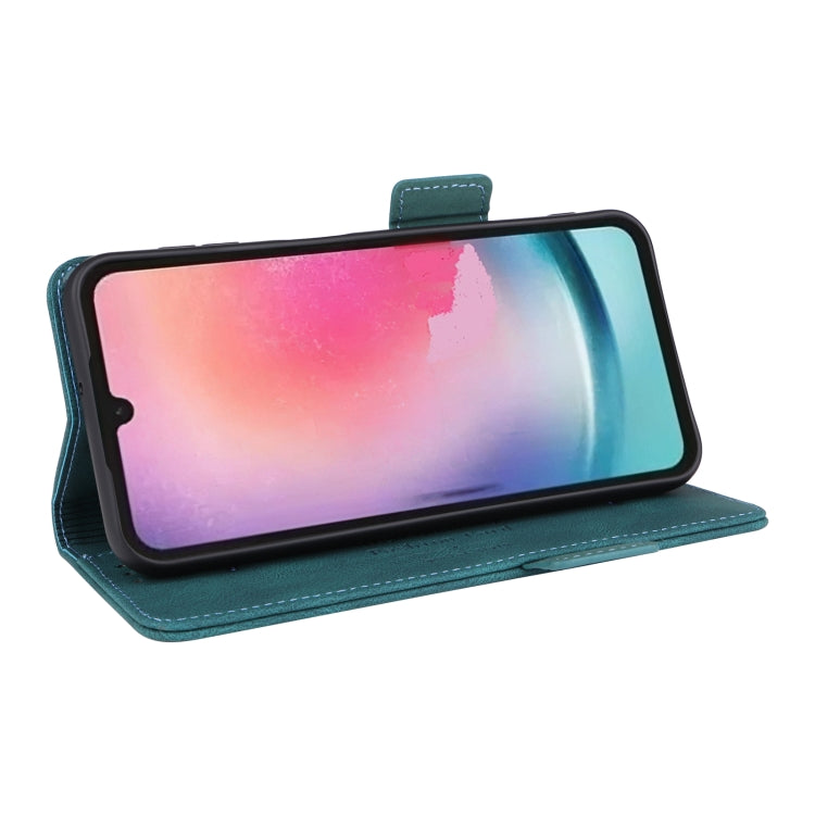 For Samsung Galaxy A24 4G Magnetic Clasp Flip Leather Phone Case