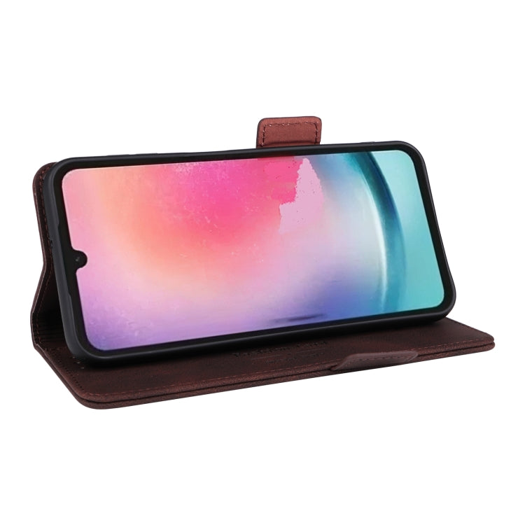 For Samsung Galaxy A24 4G Magnetic Clasp Flip Leather Phone Case