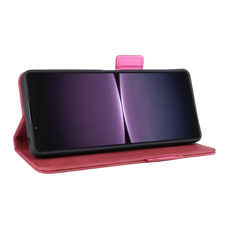 For Sony Xperia 1 V Magnetic Clasp Flip Leather Phone Case