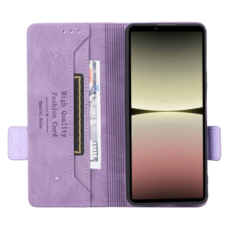 For Sony Xperia 10 V Magnetic Clasp Flip Leather Phone Case