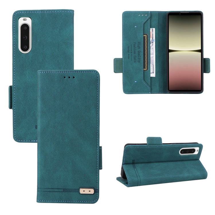 For Sony Xperia 10 V Magnetic Clasp Flip Leather Phone Case