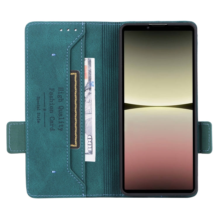 For Sony Xperia 10 V Magnetic Clasp Flip Leather Phone Case