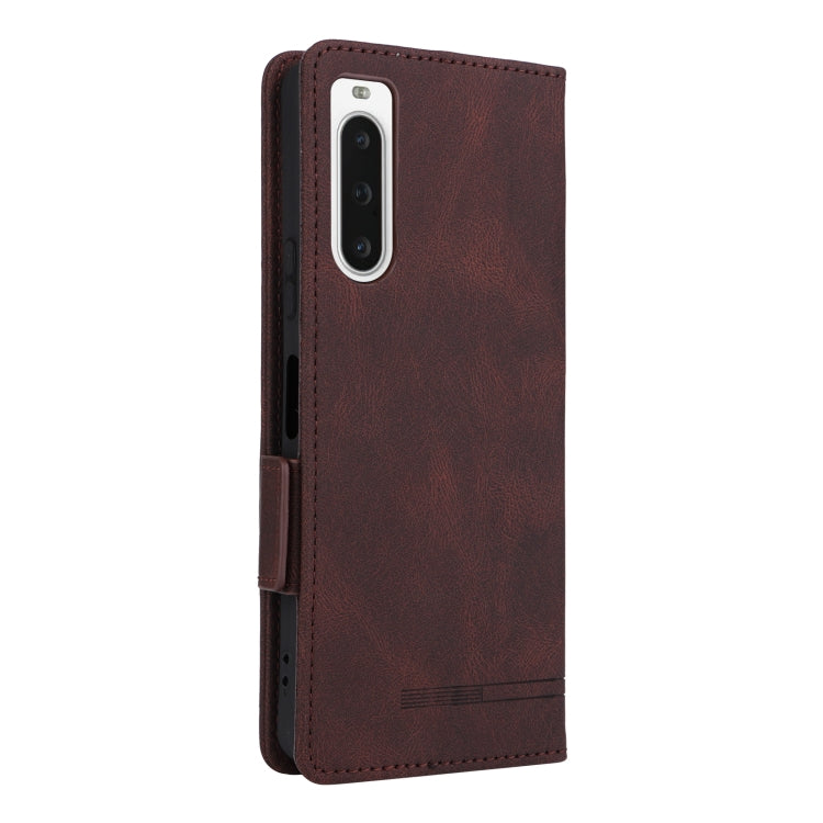 For Sony Xperia 10 V Magnetic Clasp Flip Leather Phone Case
