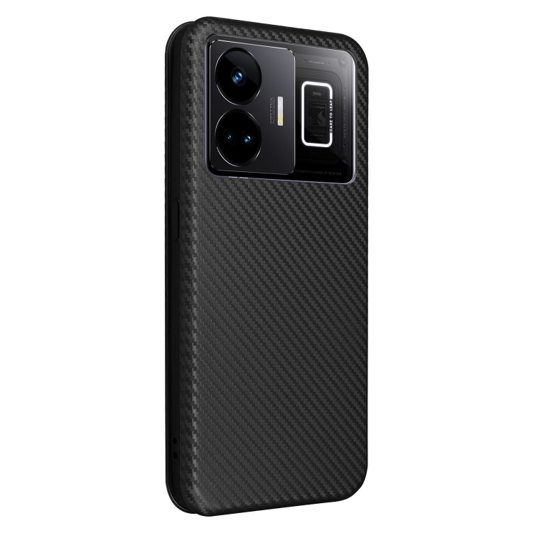 For Realme GT Neo 5 / Realme GT 3 Carbon Fiber Texture Flip Leather Phone Case