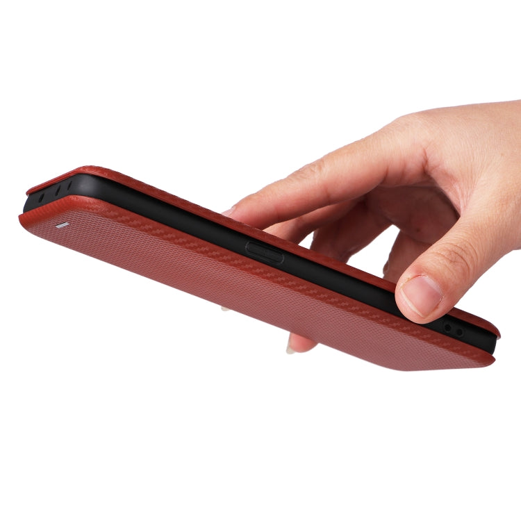 For Realme GT Neo 5 / Realme GT 3 Carbon Fiber Texture Flip Leather Phone Case