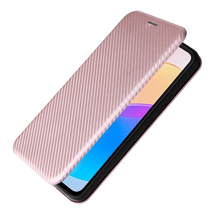 For Honor X5 Carbon Fiber Texture Flip Leather Phone Case