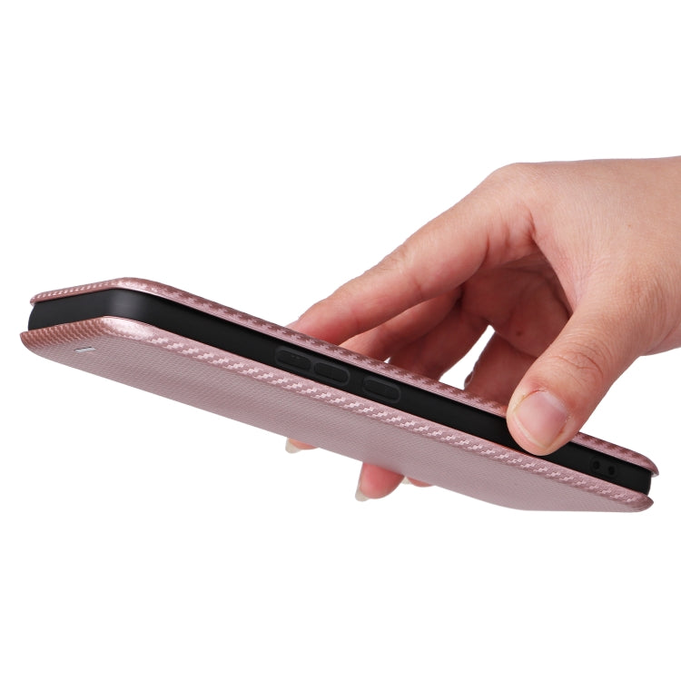 For Honor X5 Carbon Fiber Texture Flip Leather Phone Case