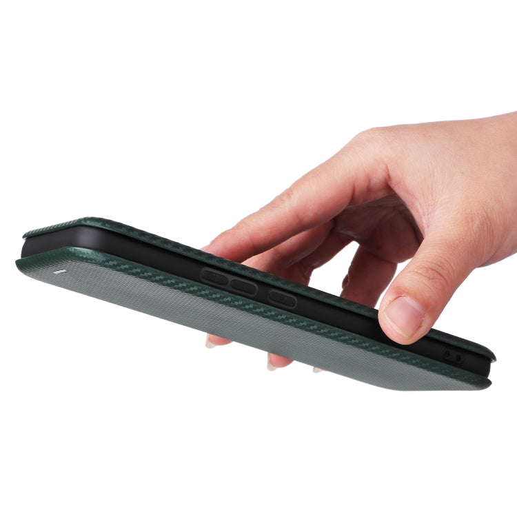 For Honor X5 Carbon Fiber Texture Flip Leather Phone Case