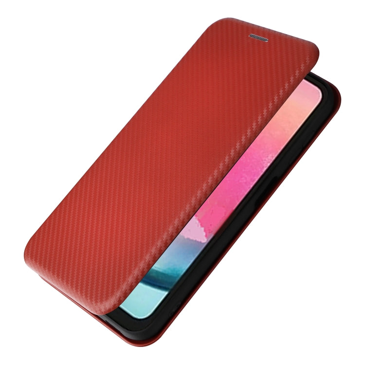 For Samsung Galaxy A24 4G Carbon Fiber Texture Flip Leather Phone Case