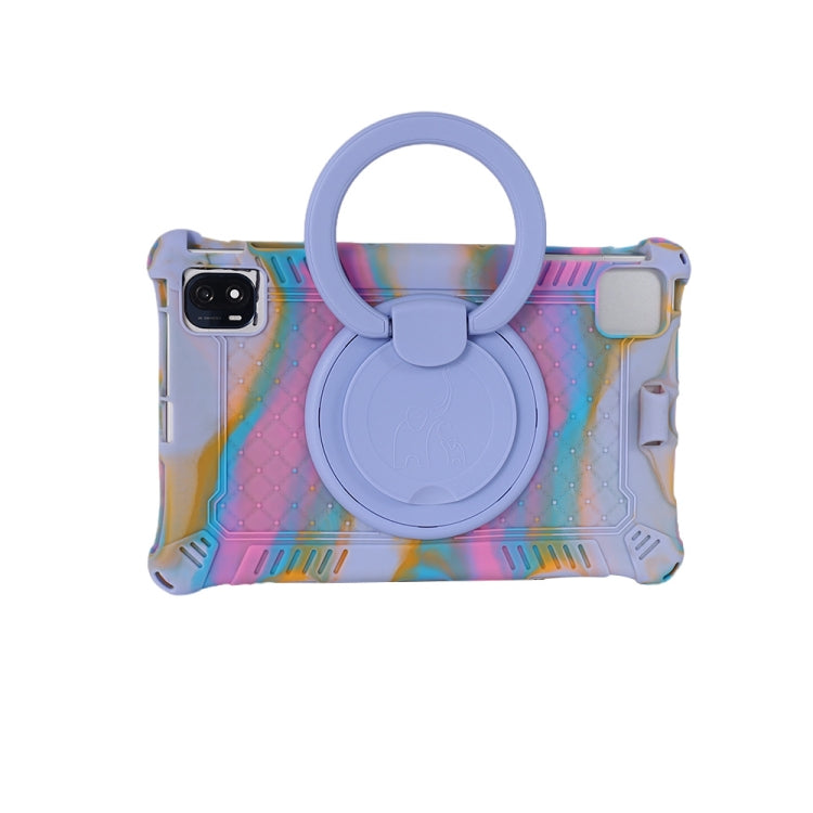 For TCL 10 Tab Max 4G Portable Silicone Tablet Protective Case