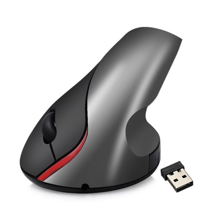 HXSJ A889 6 Keys 2400DPI 2.4GHz Vertical Wireless Mouse Rechargeable