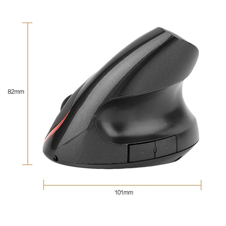 HXSJ A889 6 Keys 2400DPI 2.4GHz Vertical Wireless Mouse Rechargeable