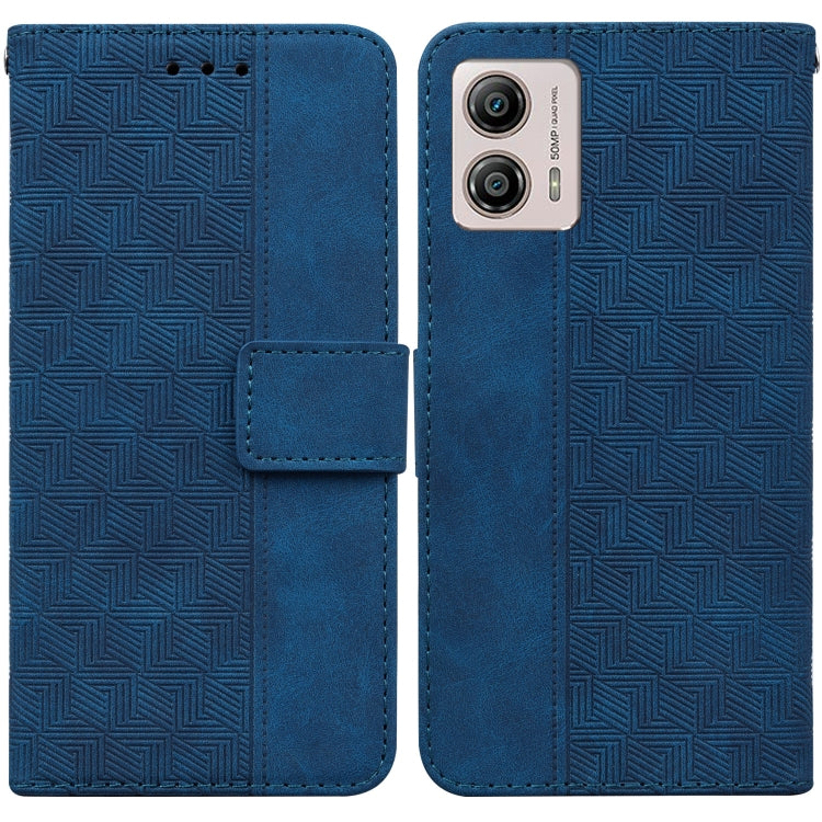 For Motorola Moto G13 / G23 / G53 Geometric Embossed Leather Phone Case