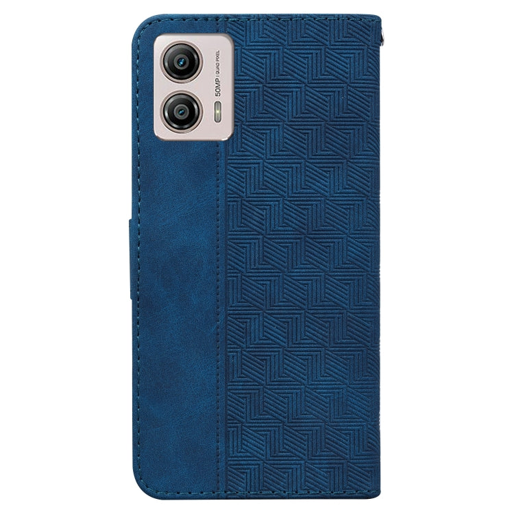 For Motorola Moto G13 / G23 / G53 Geometric Embossed Leather Phone Case